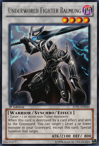 Underworld Fighter Balmung [JOTL-EN044] Rare Yu-Gi-Oh!