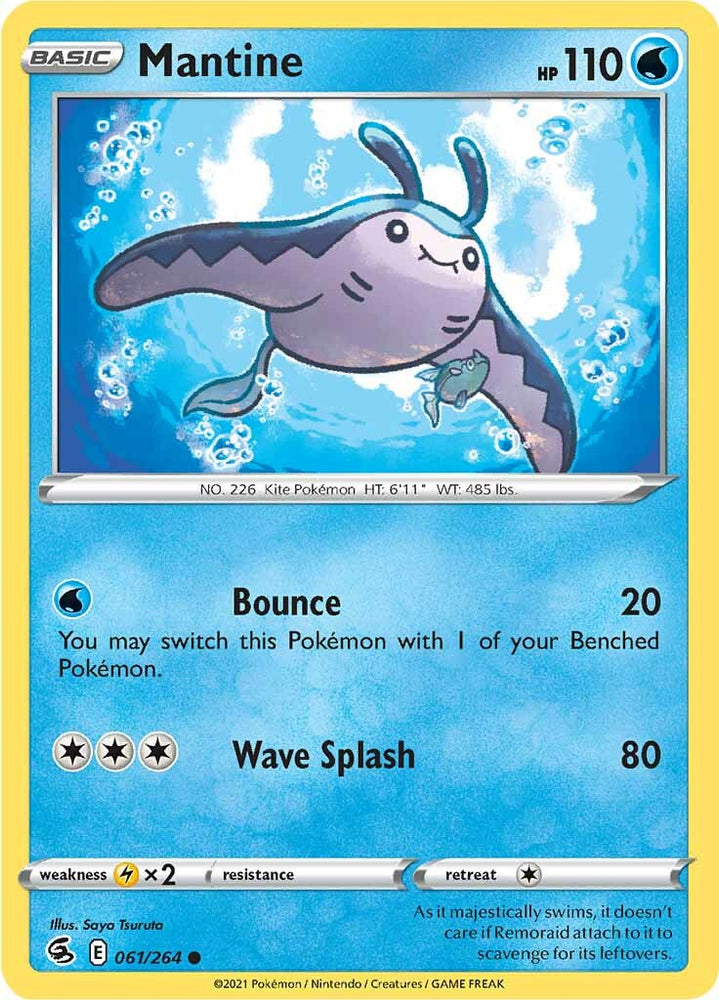 Mantine (061/264) [Sword & Shield: Fusion Strike] Pokémon