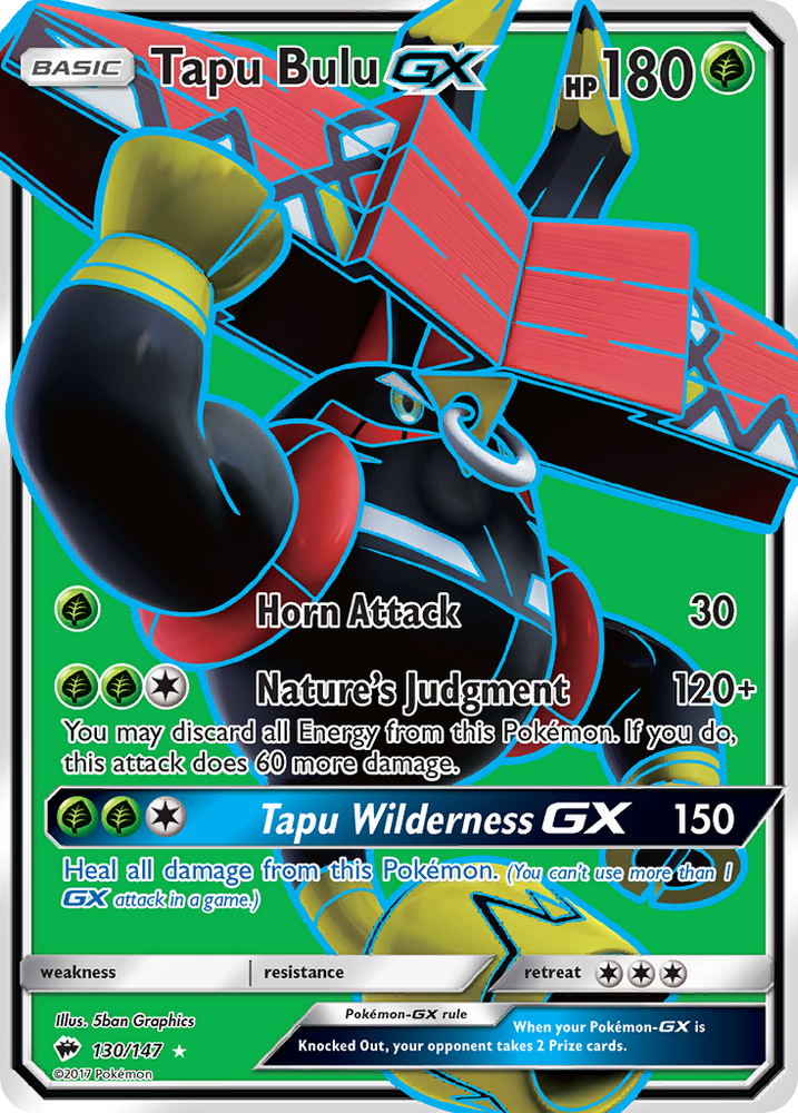 Tapu Bulu GX (130/147) [Sun & Moon: Burning Shadows] Pokémon
