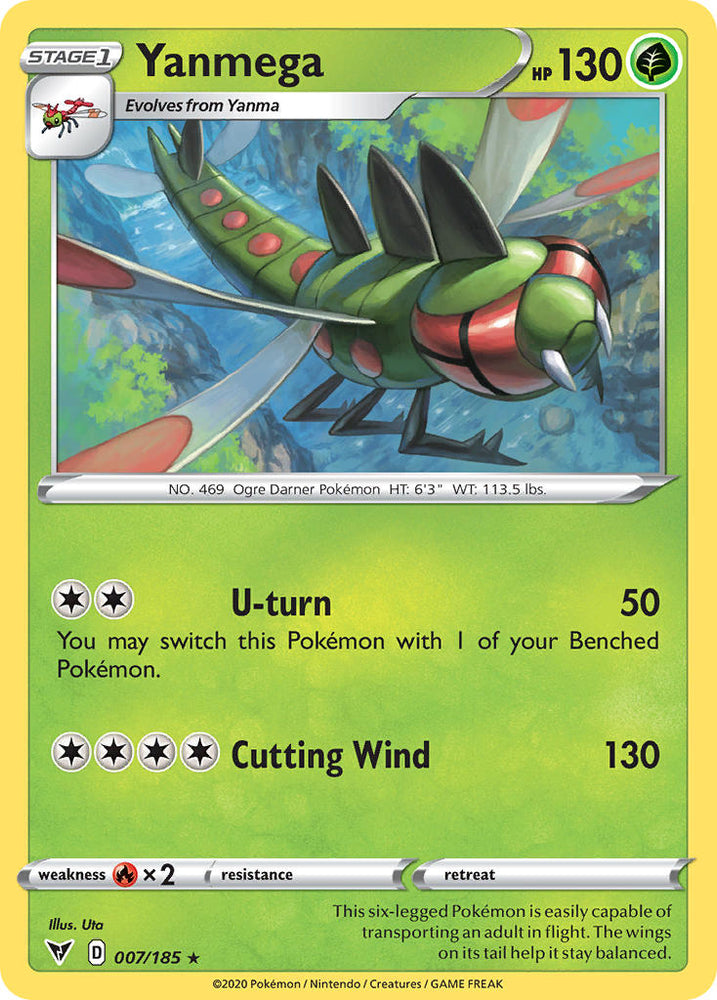 Yanmega (007/185) [Sword & Shield: Vivid Voltage] Pokémon