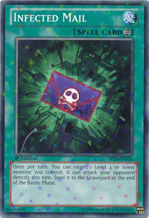 Infected Mail [SP13-EN033] Starfoil Rare Yu-Gi-Oh!