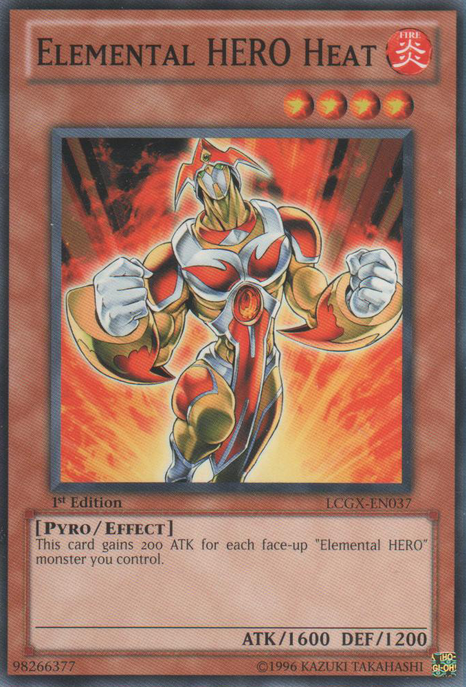 Elemental HERO Heat [LCGX-EN037] Common Yu-Gi-Oh!