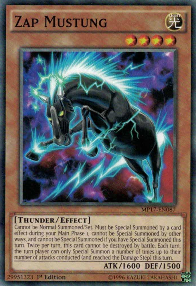 Zap Mustung [MP17-EN087] Common Yu-Gi-Oh!