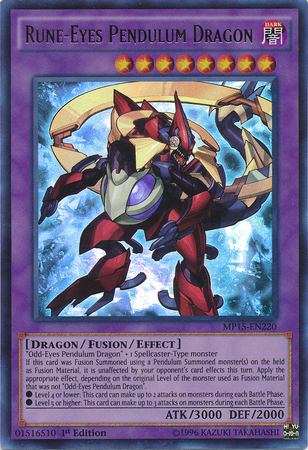 Rune-Eyes Pendulum Dragon [MP15-EN220] Ultra Rare Yu-Gi-Oh!