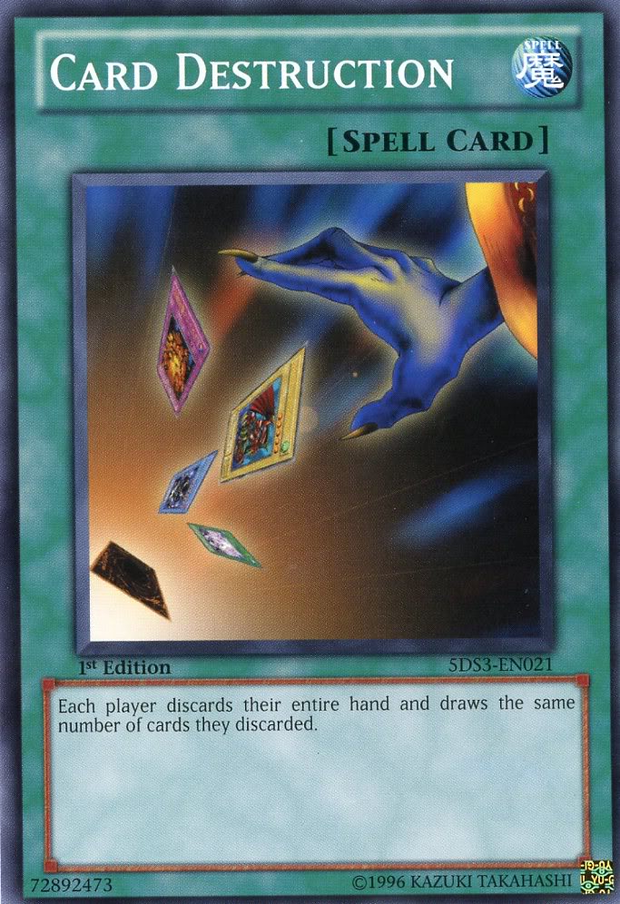 Card Destruction [5DS3-EN021] Common Yu-Gi-Oh!