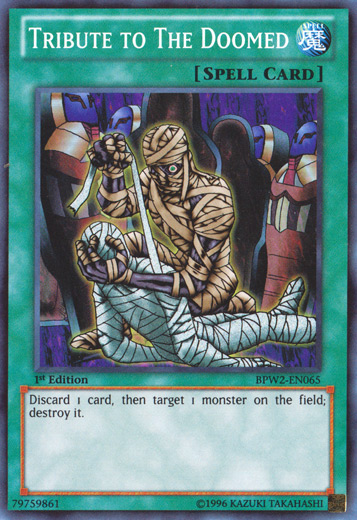 Tribute to The Doomed [BPW2-EN065] Super Rare Yu-Gi-Oh!