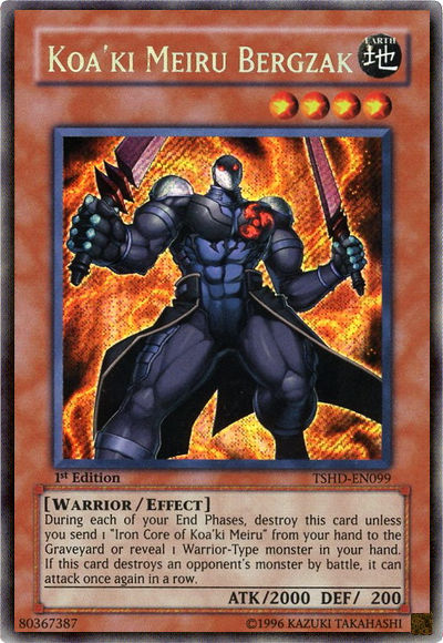 Koa'ki Meiru Bergzak [TSHD-EN099] Secret Rare Yu-Gi-Oh!