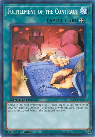 Fulfillment of the Contract [SS04-ENB23] Common Yu-Gi-Oh!