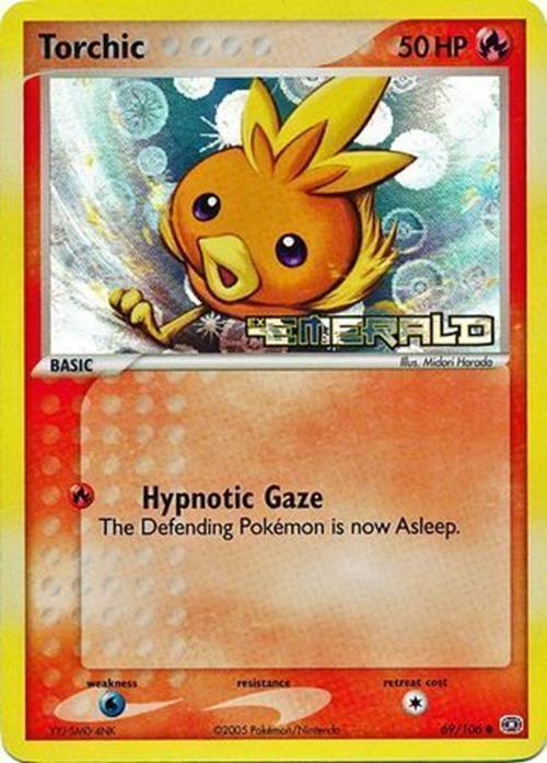 Torchic (69/106) (Stamped) [EX: Emerald] Pokémon