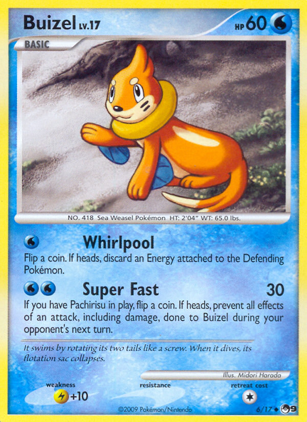 Buizel (6/17) [POP Series 9] Pokémon