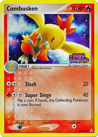 Combusken (39/110) (Stamped) [EX: Holon Phantoms] Pokémon