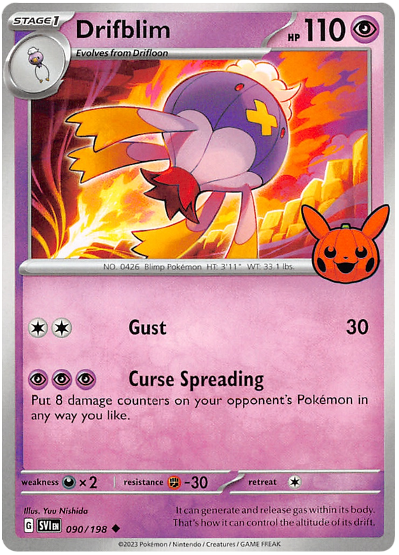 Drifblim (090/198) [Trick or Trade 2023] Pokémon