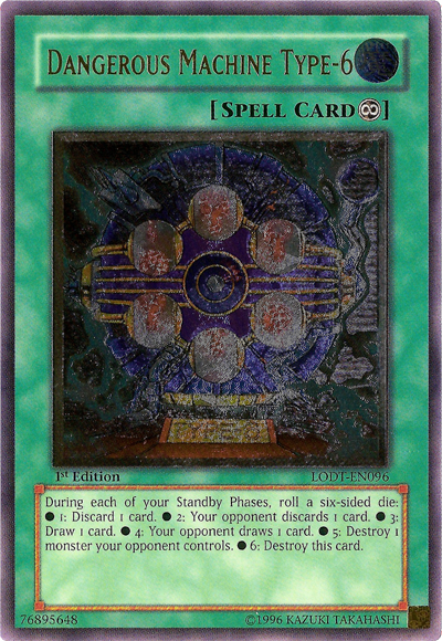Dangerous Machine Type-6 [LODT-EN096] Ultimate Rare Yu-Gi-Oh!