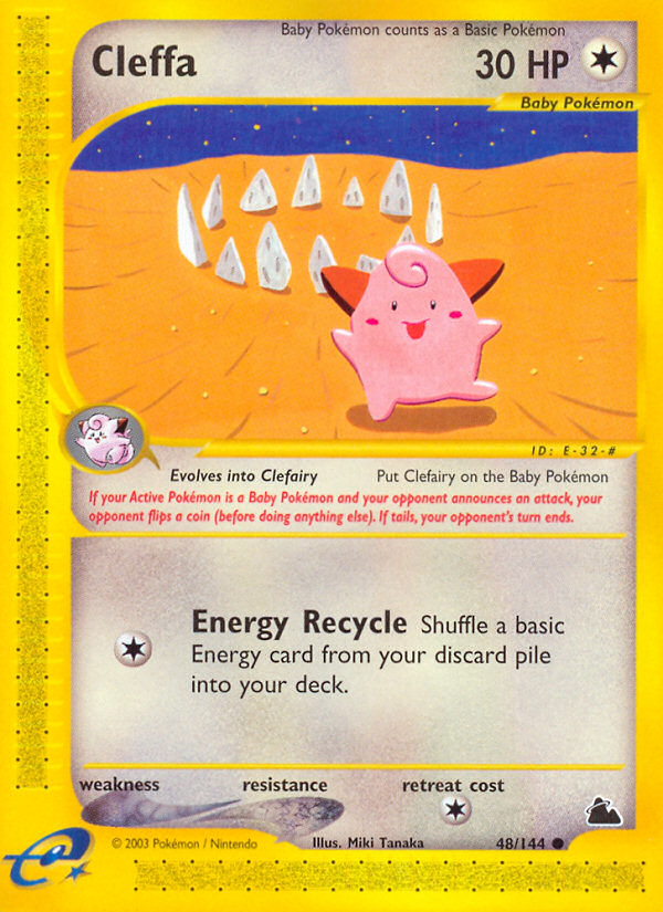 Cleffa (48/144) [Skyridge] Pokémon
