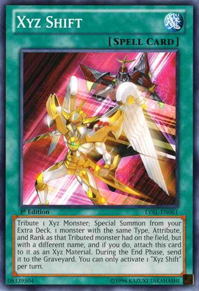 Xyz Shift [LVAL-EN061] Common Yu-Gi-Oh!
