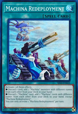 Machina Redeployment [SR10-EN023] Super Rare Yu-Gi-Oh!