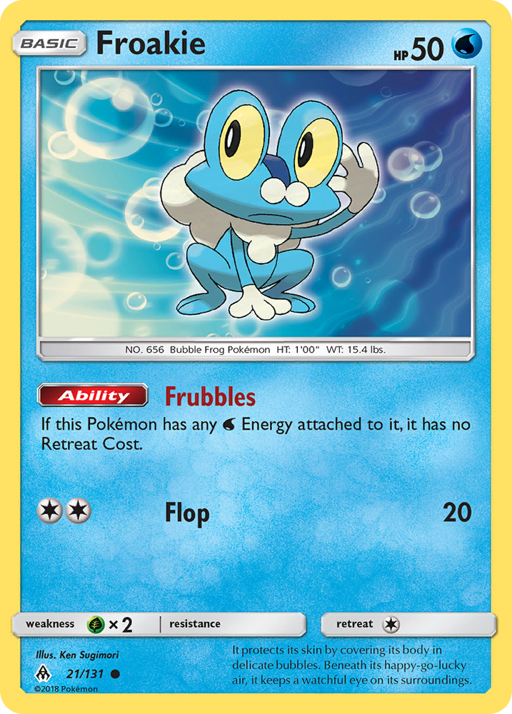 Froakie (21/131) [Sun & Moon: Forbidden Light] Pokémon