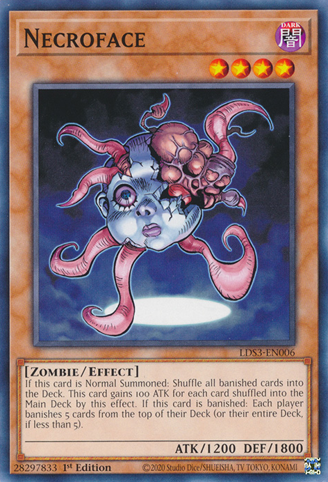 Necroface [LDS3-EN006] Common Yu-Gi-Oh!