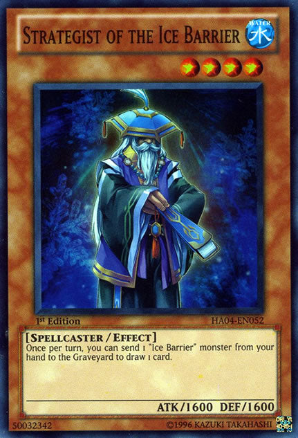 Strategist of the Ice Barrier [HA04-EN052] Super Rare Yu-Gi-Oh!