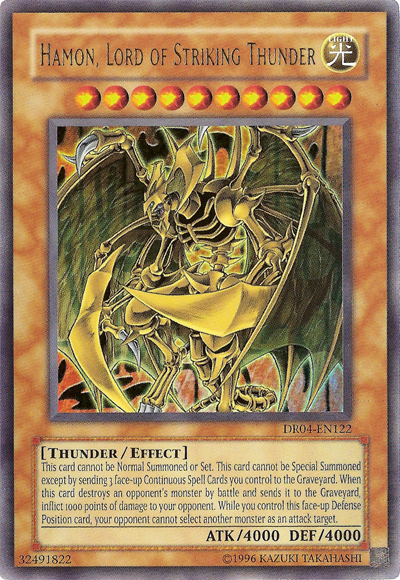 Hamon, Lord of Striking Thunder [DR04-EN122] Ultra Rare Yu-Gi-Oh!