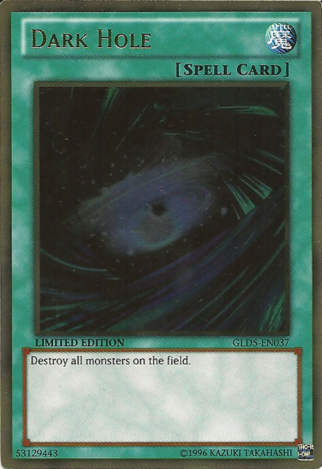 Dark Hole [GLD5-EN037] Gold Rare Yu-Gi-Oh!