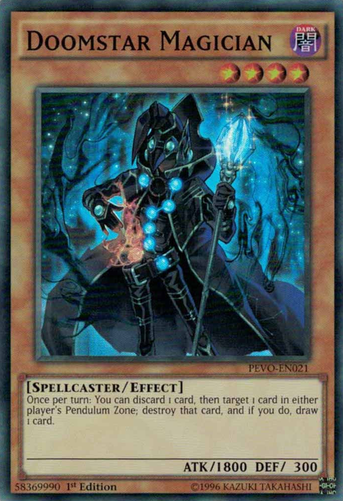 Doomstar Magician [PEVO-EN021] Super Rare Yu-Gi-Oh!