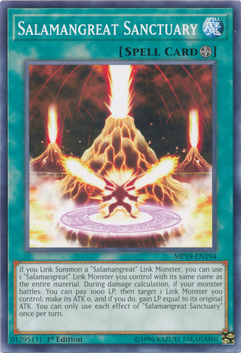Salamangreat Sanctuary [MP19-EN194] Common Yu-Gi-Oh!