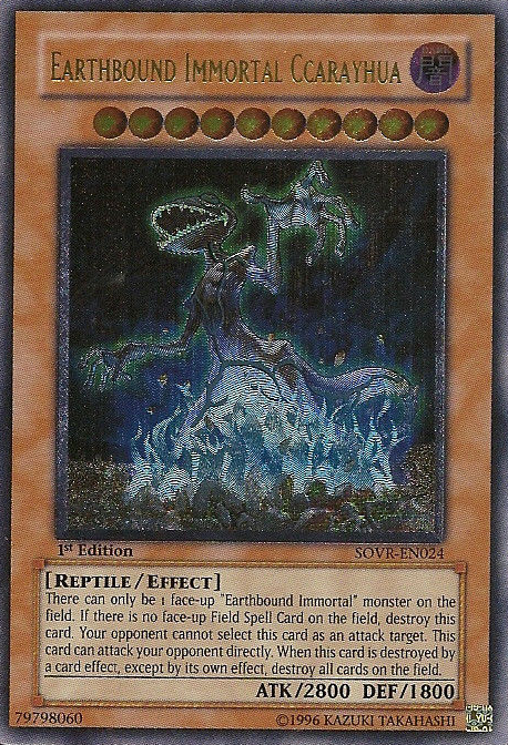Earthbound Immortal Ccarayhua [SOVR-EN024] Ultimate Rare Yu-Gi-Oh!