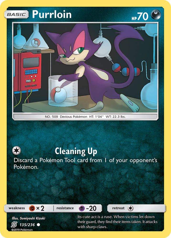 Purrloin (135/236) [Sun & Moon: Unified Minds] Pokémon