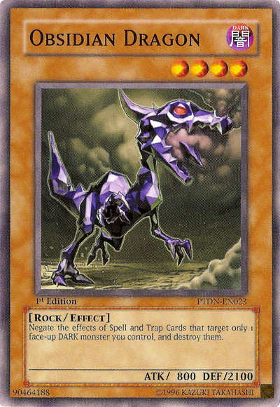 Obsidian Dragon [PTDN-EN023] Common Yu-Gi-Oh!