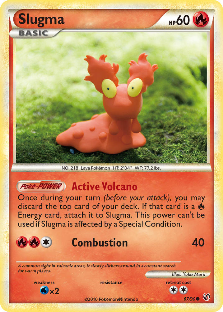 Slugma (67/90) [HeartGold & SoulSilver: Undaunted] Pokémon