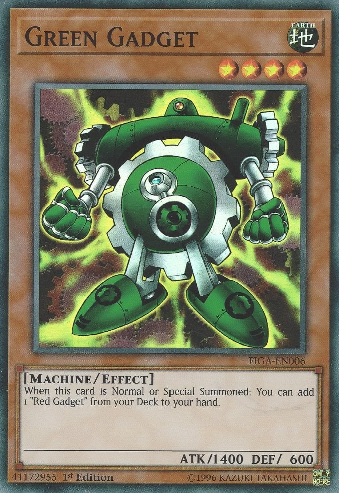 Green Gadget [FIGA-EN006] Super Rare Yu-Gi-Oh!