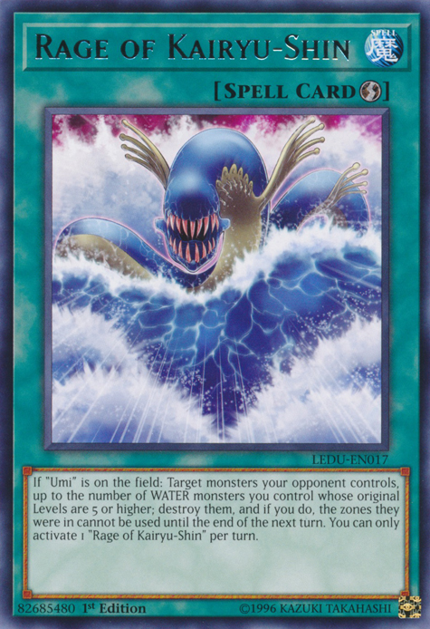 Rage of Kairyu-Shin [LEDU-EN017] Rare Yu-Gi-Oh!