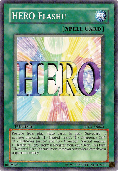 HERO Flash!! [DP03-EN020] Common Yu-Gi-Oh!