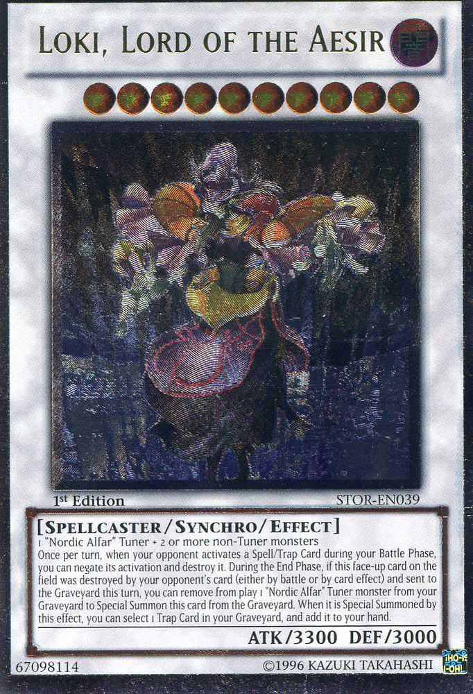 Loki, Lord of the Aesir [STOR-EN039] Ultimate Rare Yu-Gi-Oh!