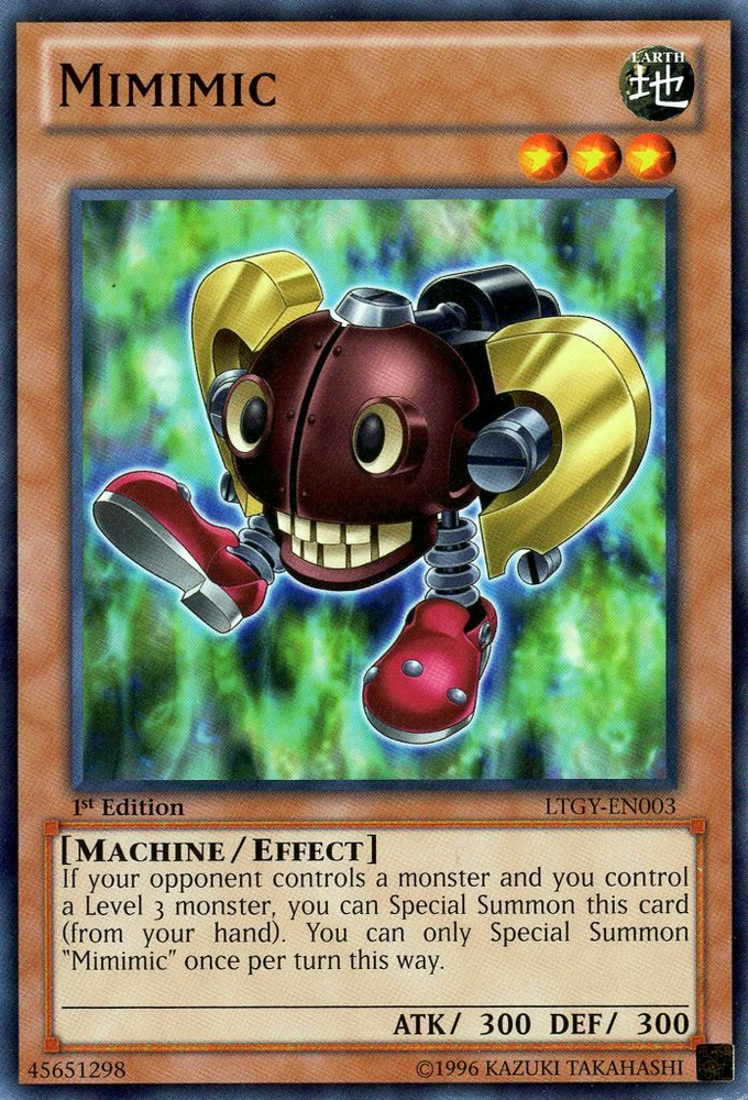 Mimimic [LTGY-EN003] Common Yu-Gi-Oh!