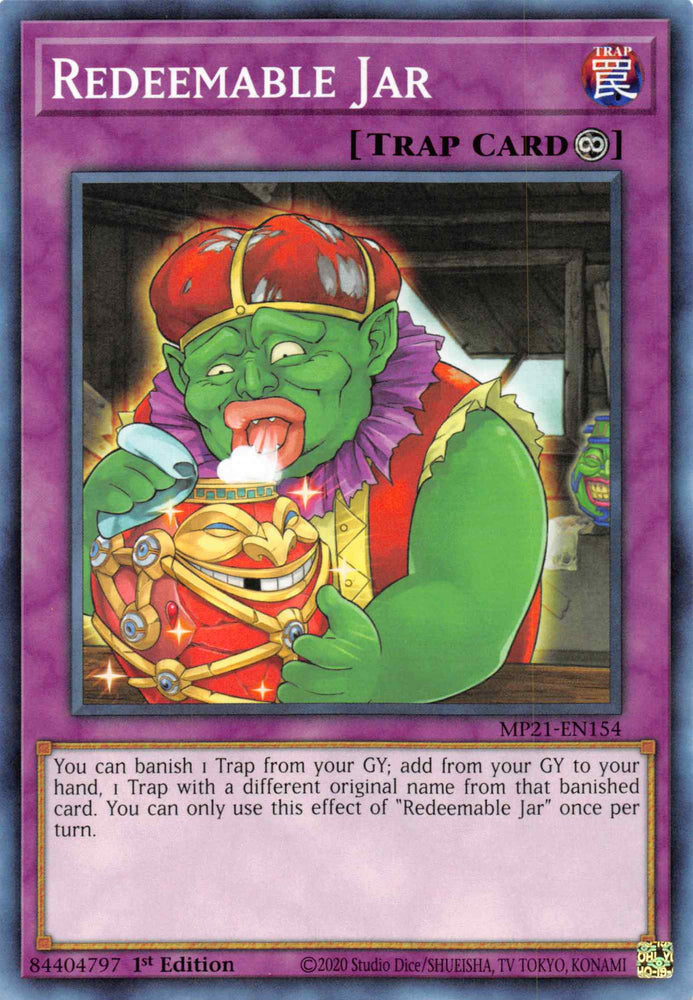 Redeemable Jar [MP21-EN154] Common Yu-Gi-Oh!