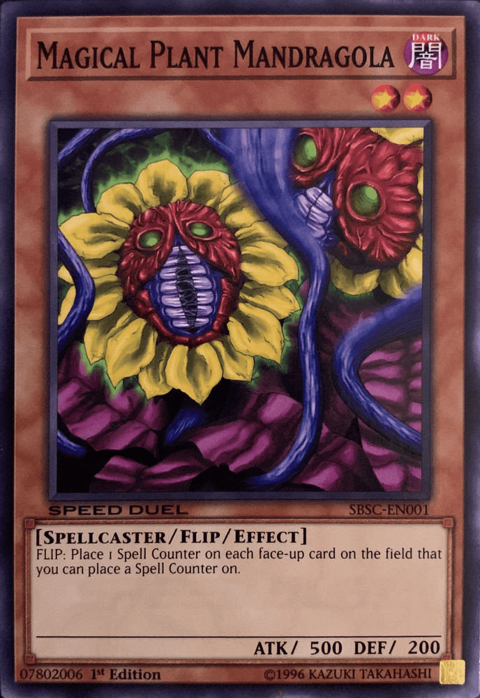 Magical Plant Mandragola [SBSC-EN001] Common Yu-Gi-Oh!