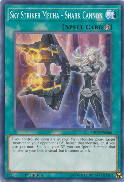 Sky Striker Mecha - Shark Cannon [MP19-EN266] Common Yu-Gi-Oh!