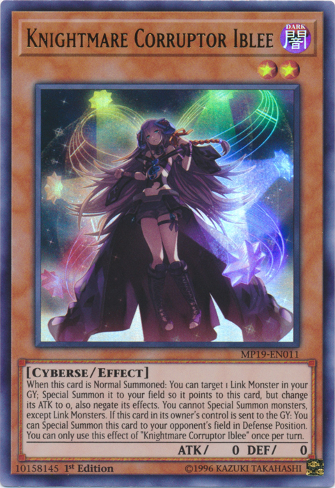 Knightmare Corruptor Iblee [MP19-EN011] Ultra Rare Yu-Gi-Oh!