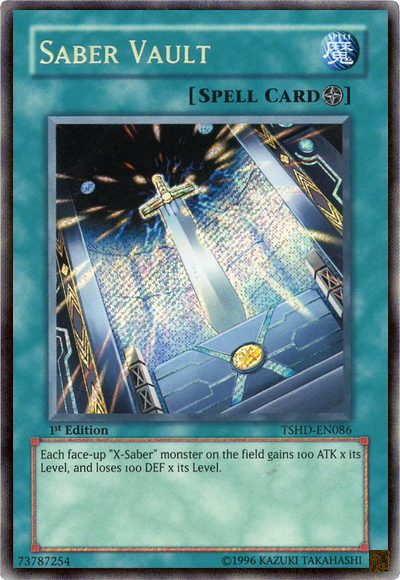 Saber Vault [TSHD-EN086] Secret Rare Yu-Gi-Oh!