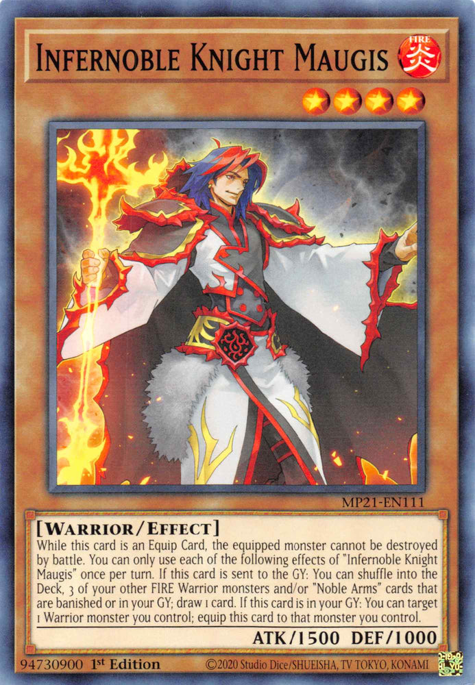 Infernoble Knight Maugis [MP21-EN111] Common Yu-Gi-Oh!