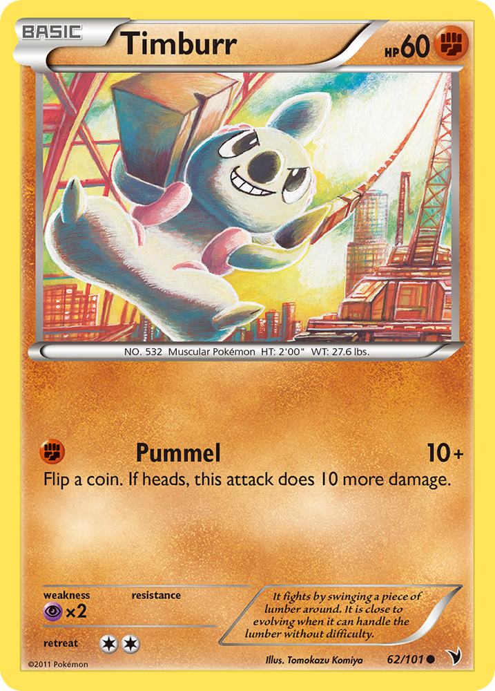 Timburr (62/101) [Black & White: Noble Victories] Pokémon
