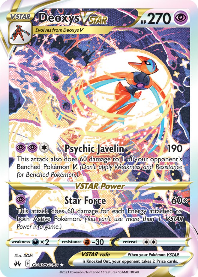 Deoxys VSTAR (GG46/GG70) [Sword & Shield: Crown Zenith] Pokémon