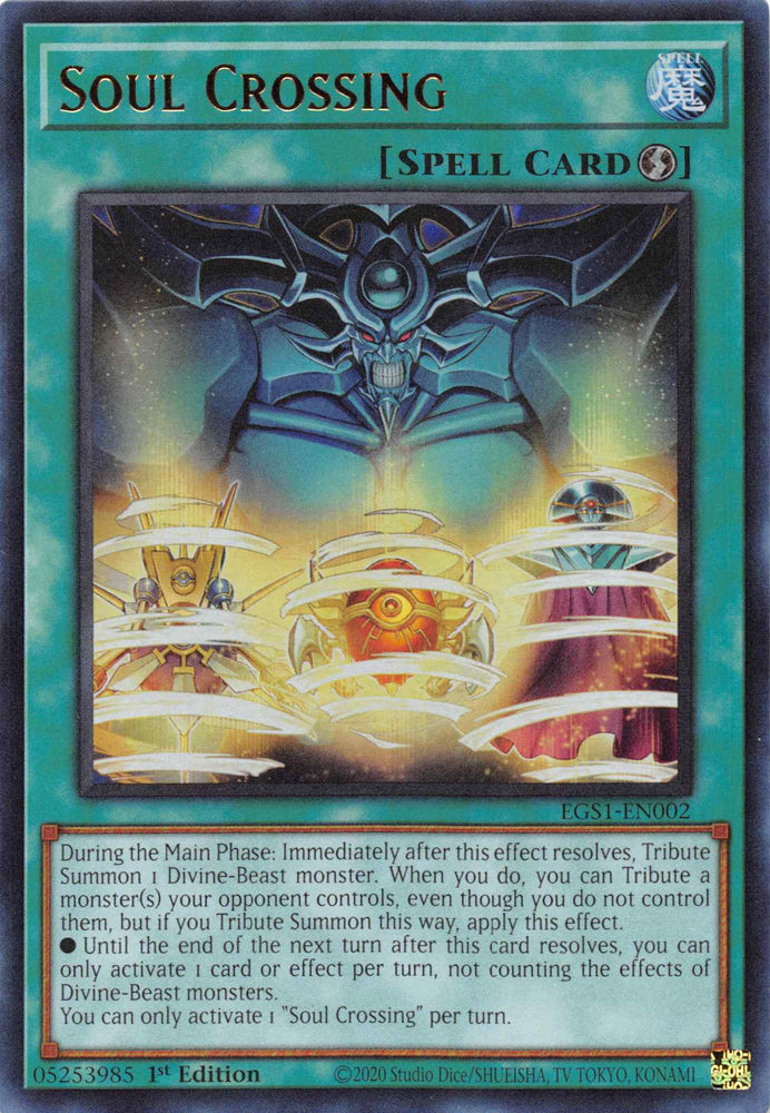 Soul Crossing [EGS1-EN002] Ultra Rare Yu-Gi-Oh!