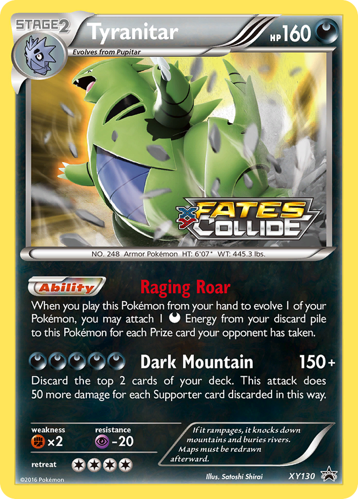 Tyranitar (XY130) [XY: Black Star Promos] Pokémon