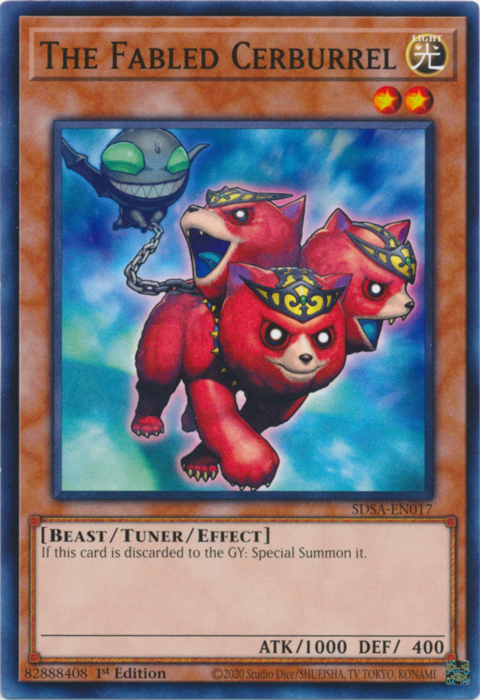 The Fabled Cerburrel [SDSA-EN017] Common Yu-Gi-Oh!