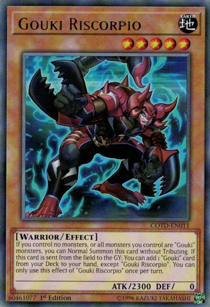 Gouki Riscorpio [COTD-EN011] Rare Yu-Gi-Oh!
