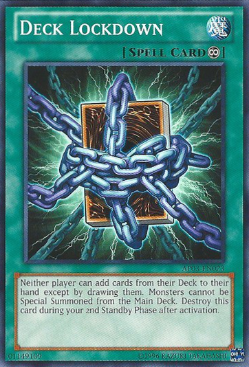 Deck Lockdown [AP03-EN023] Common Yu-Gi-Oh!