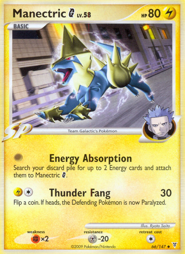 Manectric G (66/147) [Platinum: Supreme Victors] Pokémon